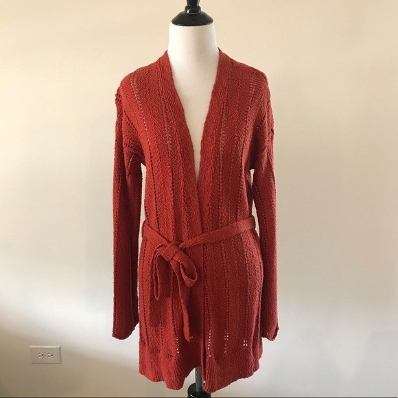 Anthropologie Meadow Rue Priscilla Pointelle Cardigan - Small - Picture 2 of 10